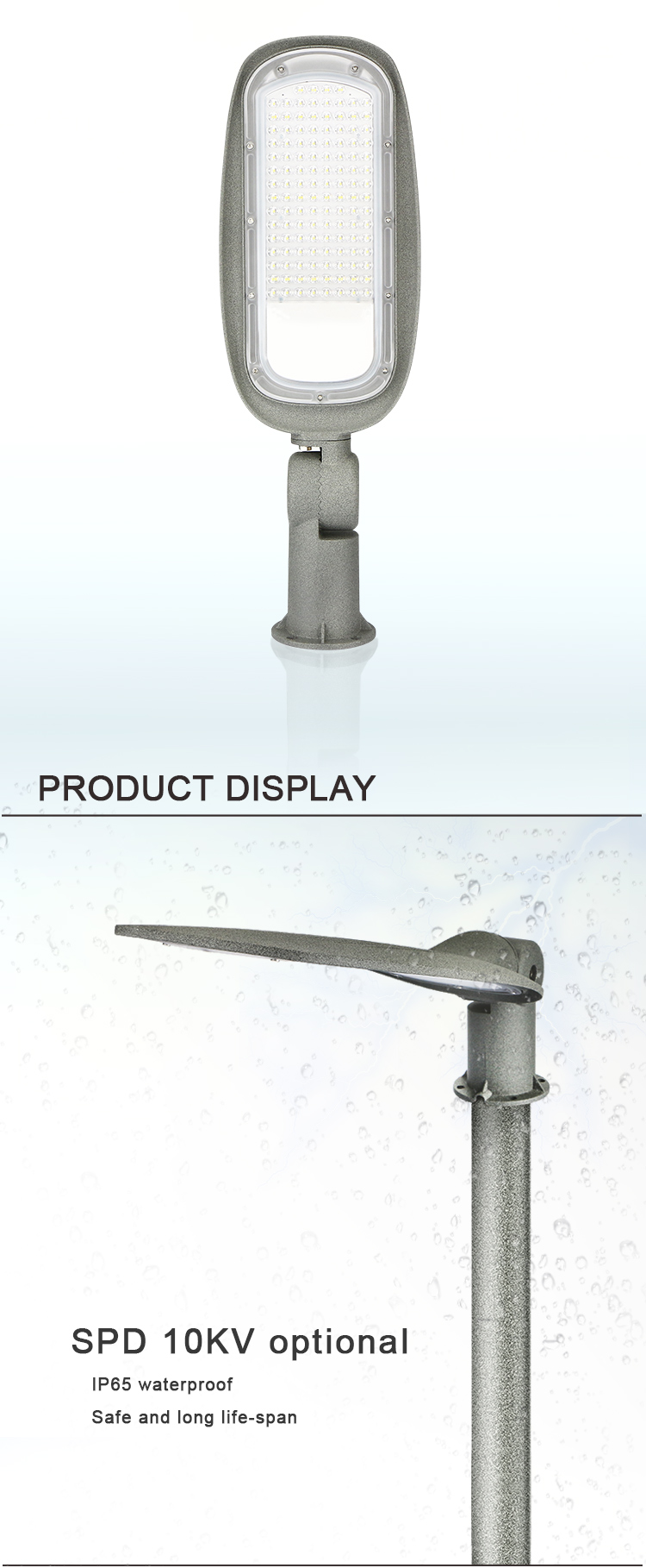 KCD Professional outdoor painting led street light 150w all in one street light street light lift